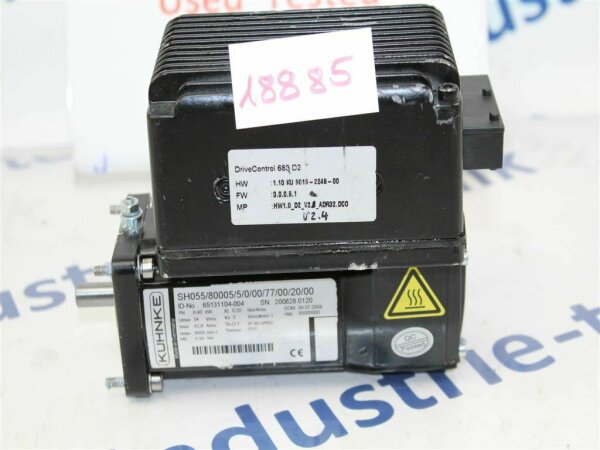 KUHNKE SH055/80005/5/0/00/77/00/20/00 SERVOMOTOR SH055 80005