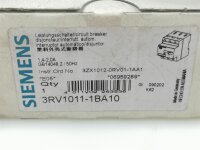 4x stück SET! SIEMENS 3RV1011-1BA10 Leistungsschalter