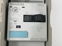 4x stück SET! SIEMENS 3RV1011-1BA10 Leistungsschalter