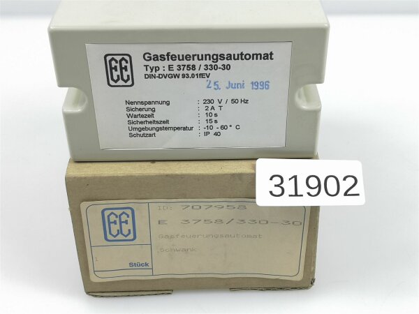 EE E 3758/330-30 Gasfeuerungsautomat 707958