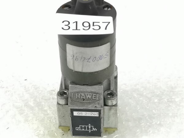 HAWE hydraulik GS 2-205 Sperrventil Plattenaufbau Ventil Wegesitzventil