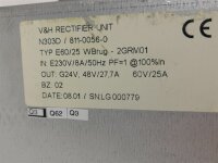 V&H Rectifier Unit E60/25 WBrug-2GRM01 N303D/811-0056-0