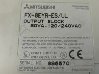 Mitsubishi FX-8EYR-ES/UL Programmable Controller