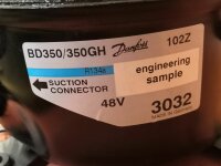 Danfoss BD350/350GH Kompressor R134a  Verdichter Kältekompressor 48volt