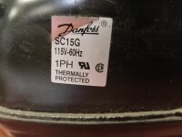 Danfoss SC15G Kompressor R134a Verdichter...