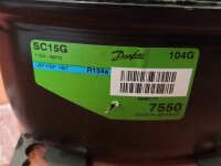 Danfoss SC15G Kompressor R134a Verdichter Kältekompressor 115volt
