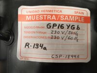 UNIDAD HERMETICA R134a Kompressor GP16YGb Verdichter...