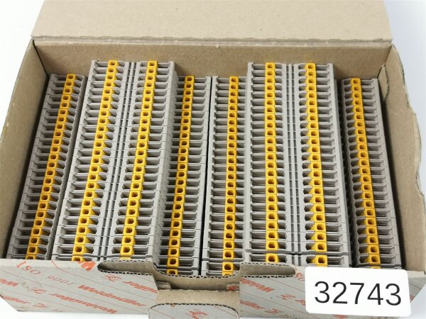 50 Stücke Weidmüller IDK 1.5N/V 1792680000 Reihenklemme Durchgangsklemme