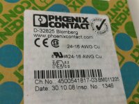 43 STÜCKE PHOENIX CONTACT QTC 1,5-TWIN-PE  Reihenklemme Durchgangsklemme 3205064