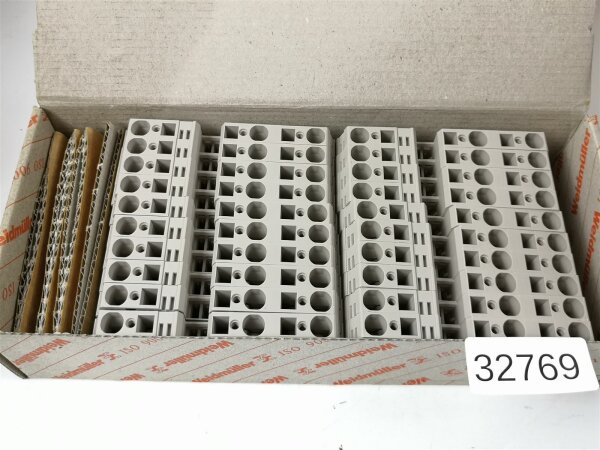20 STÜCKE Weidmüller ZDU 10/3AN  Reihenklemme Durchgangsklemme 1767690000