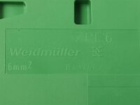 50 STÜCKE Weidmüller ZPE 6  Reihenklemme Durchgangsklemme 1608670000
