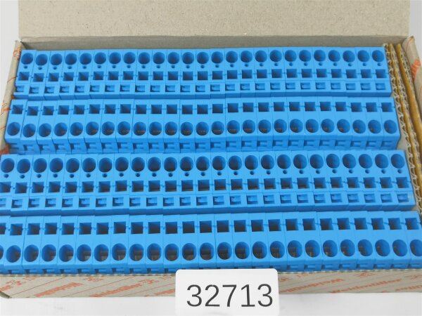 50 STÜCKE Weidmüller ZDU 6 BL 6mm² Reihenklemme Durchgangsklemme 1608630000