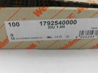 85 STÜCKE Weidmüller IDU 1.5N 1,5mm² Reihenklemme Durchgangsklemme 1792540000