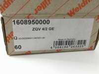56 STÜCKE Weidmüller ZQV 4/2 GE Querverbinder 1608950000 Gelb