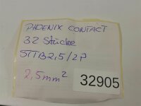 32 STÜCKE Phoenix Contact STTB2,5/2P Reihenklemme...