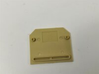 13 STÜCKE Weidmüller AP 2,5 Abschlussplatte Beige