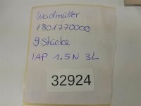 9 STÜCKE Weidmüller IAP 1.5N 3L 1801770000...