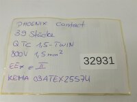 39 STÜCKE Phoenix Contact QTC 1,5-TWIN 800V...