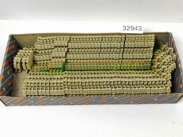 84 STÜCKE Weidmüller DLA 2.5 Reihenklemme Durchgangsklemme Beige