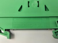 49 STÜCKE Weidmüller IPE 2,5N 2,5mm² Reihenklemme Durchgangsklemme Grün