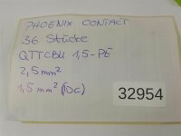 36 STÜCKE Phoenix Contact QTTCBU 1,5-PE 2,5mm²...