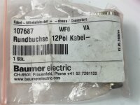 Baumer 107687 Rundbuchse 12Pol Kabel Steckverbindung