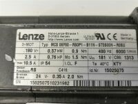 LENZE MCS 06F60-RS0P1-B11N-ST5S00N-R0SU servomotor 15025075 stecker beschädigt