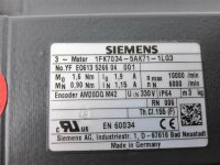Siemens 1FK7034-5AK71-1LG3 Servomotor 1FK70345AK711LG3