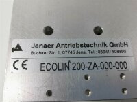 Jenaer Antriebstechnik ECOLIN200-ZA-000-000 Stromversorgung