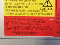 Danfoss VLT5022PT5C54ST§3DLF00A00C0 Frequenzumrichter 27 kVA
