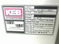 KEB 07.F0.R01 Frequenzumrichter 1,8 kVA