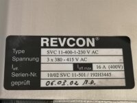 REVCON SVC 11-400-1-230 V AC Energierückspeiseeinheit SVC114001230VAC