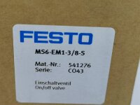 FESTO MS6-EM1-3/8-S Einschaltventil 541276