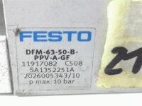 FESTO DFM-63-50-B-PPV-A-GF Führungszylinder 11917082