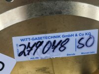 WITT-GASTECHNIK 279078 Kuppeldruckregler