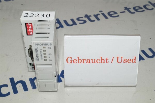 SCHMERSAL PROFIBUS SD-I-DP-V0-2     SDIDPV02