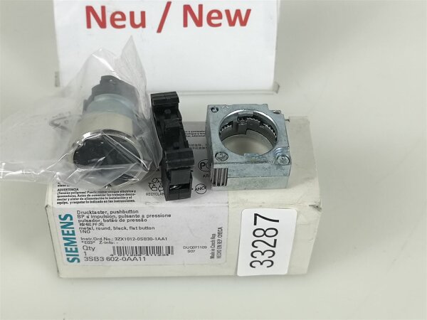 Siemens 3SB3602-0AA11 Drucktaster