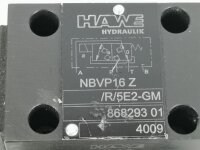HAWE HYDRAULIK NBVP16Z 86829301 Hydraulikventil DG5E-250