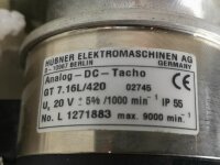 Hübner GT 7.16L/420 Analog-DC-Tacho 1271883