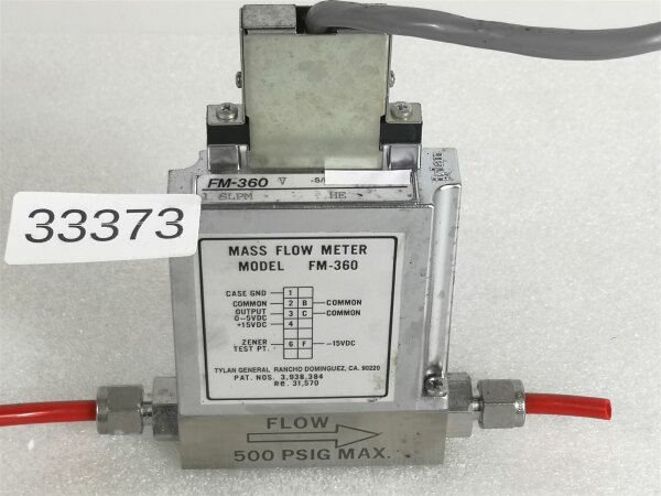 TYLAN FM-360 1 SLPM HE Mass Flow Meter