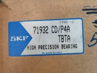 SKF 71932 CD/P4A TBTA High Precision Bearing Spindellager