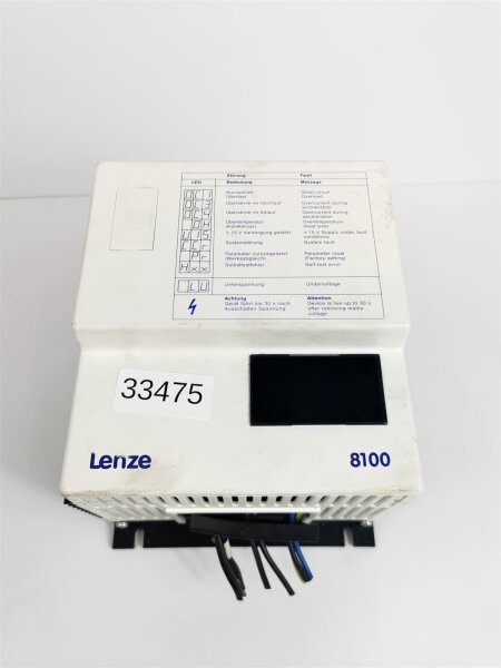 Lenze 8100 8101_E.4I.12 Frequenzumrichter 333642