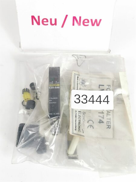 OMRON E3X-A46 Lichtleiter Verstärker Sensor