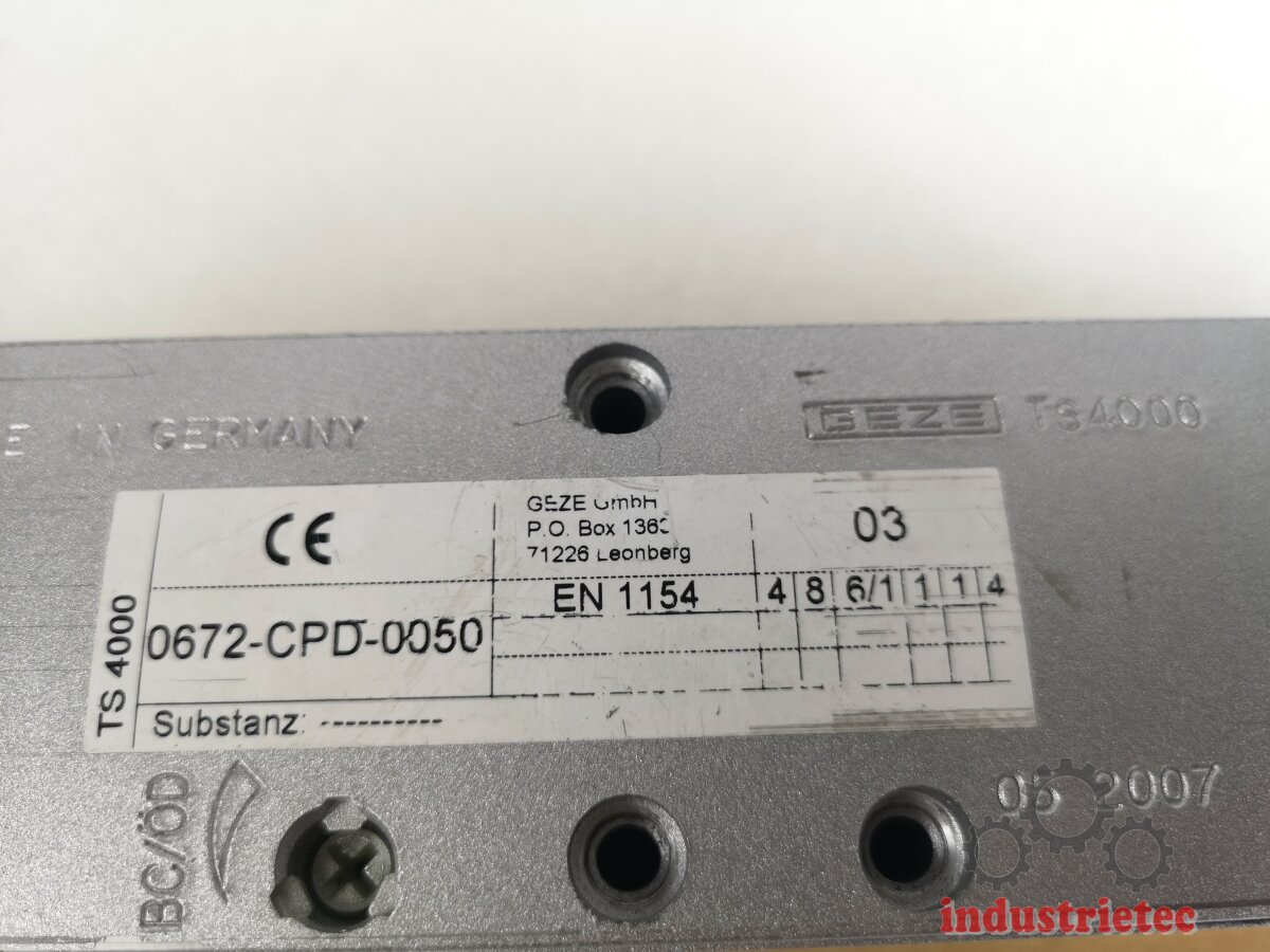 GEZE TS4000 Türschließer 0672-CPD-0050 TS 4000