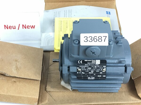 VEM 0,09 KW K21056K2U/7026 Elektromotor Asynchronmotor