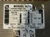 MICHAEL RIEDEL DRVE 2700 Transformator Trafo 2,4 KVA