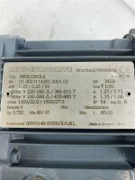 SEW 0,25 KW 22,0 min Getriebemotor WF20 DR63L4 Gearbox