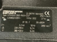 Brinkmann STA404/350-MVX+227 Kühlmittelpumpe...