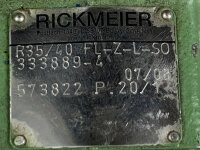 Rickmeier R35/40 FL-Z-L-SO 333889-4 Hydraulikpumpe Zahnradpumpe