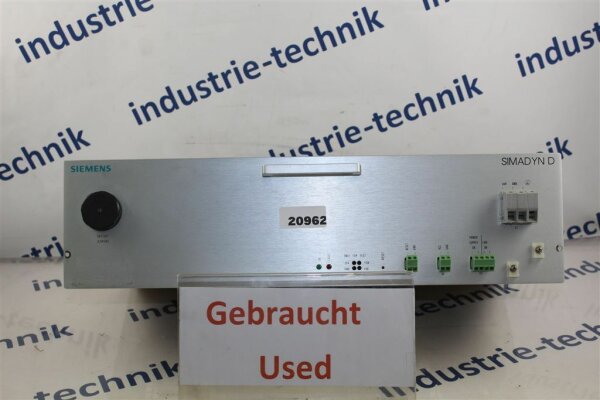 SIEMENS SIMADYN D 8659 Netzteil Modul  6DD1683-0BC0